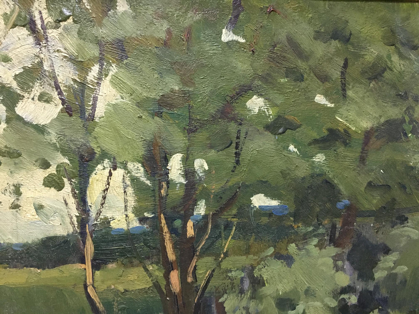 Oil painting In summer Polurezov G.I.