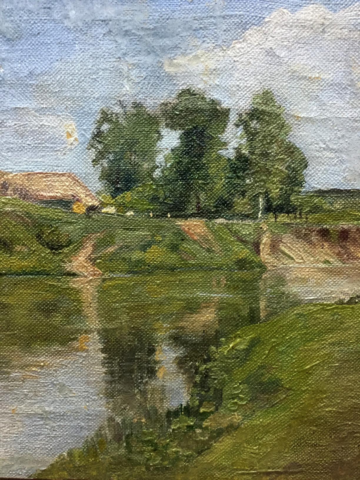 Oil Painting River Art