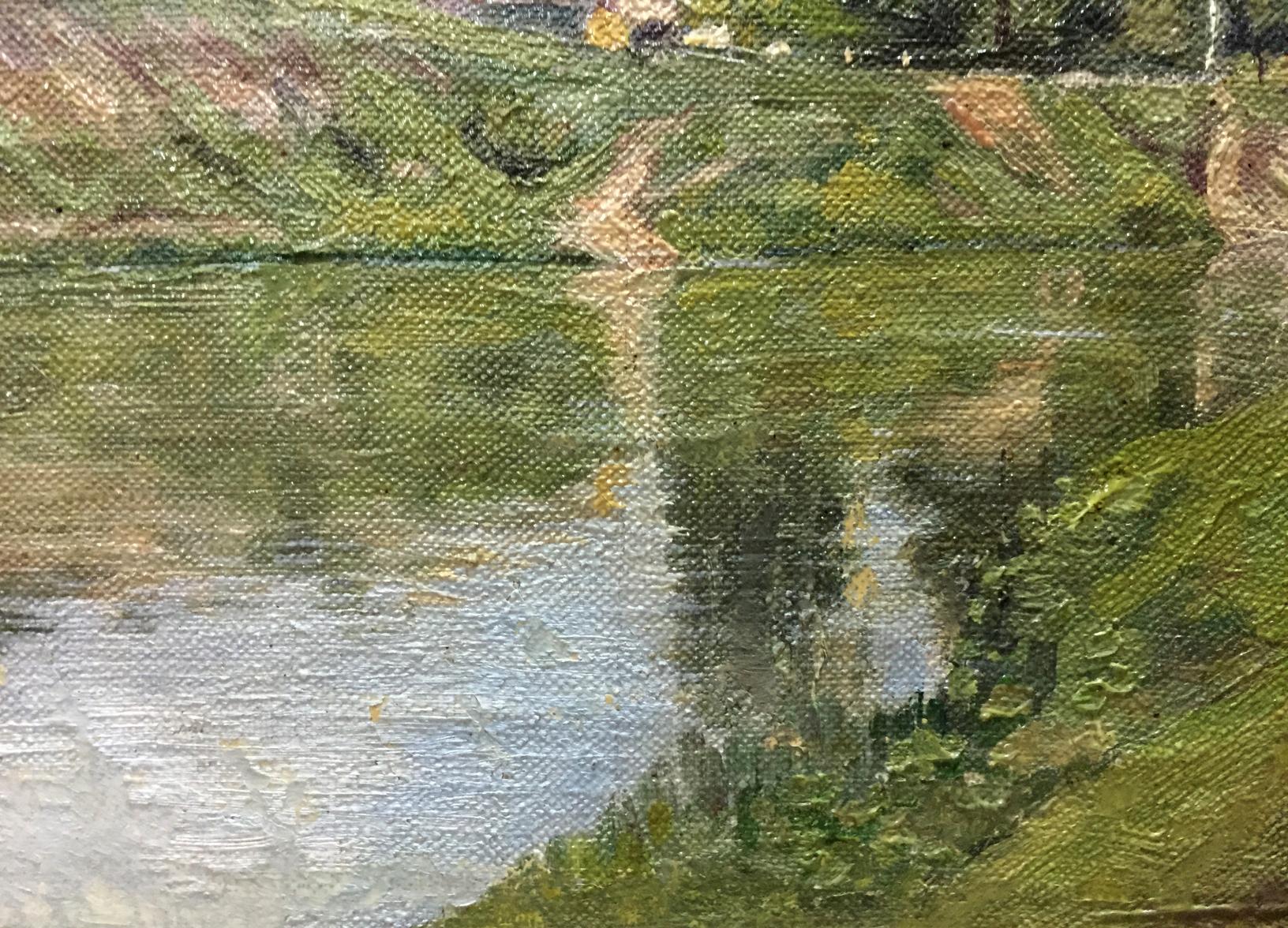 Oil Painting River Art