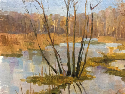 Oil Painting River Art