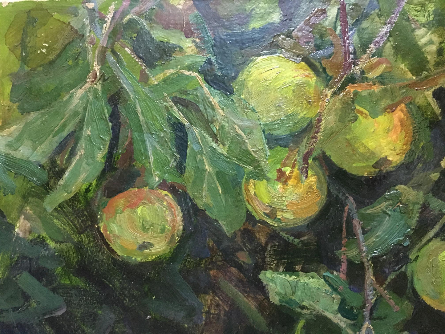 Oil painting Apples