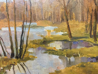Oil Painting Swamp Art