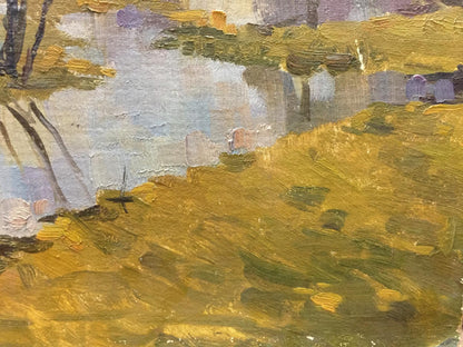 Oil Painting Landscape Swamp