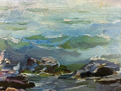 Oil painting Landscape Sea