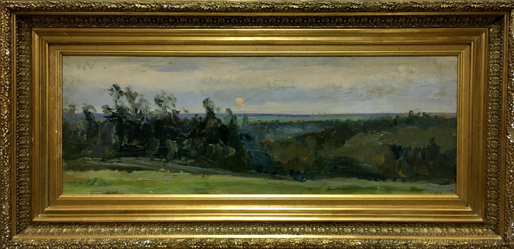 Oil painting Twilight Boris Nikolaevich Yakovlev