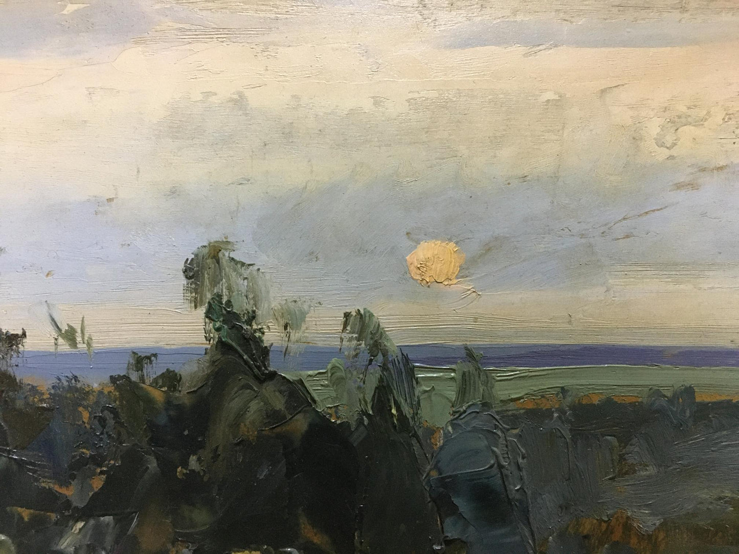 Oil painting Twilight Boris Nikolaevich Yakovlev