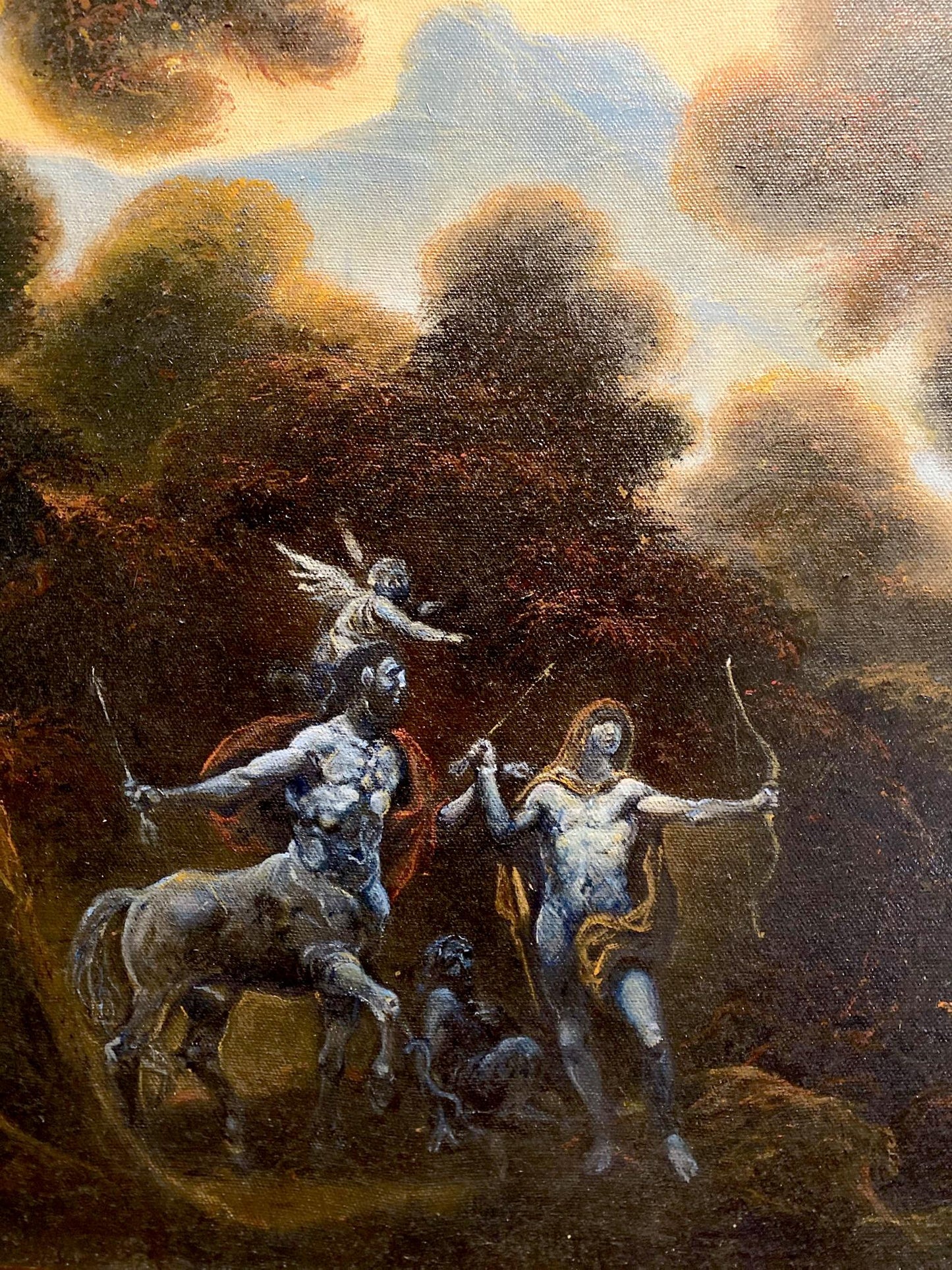oil painting mythology