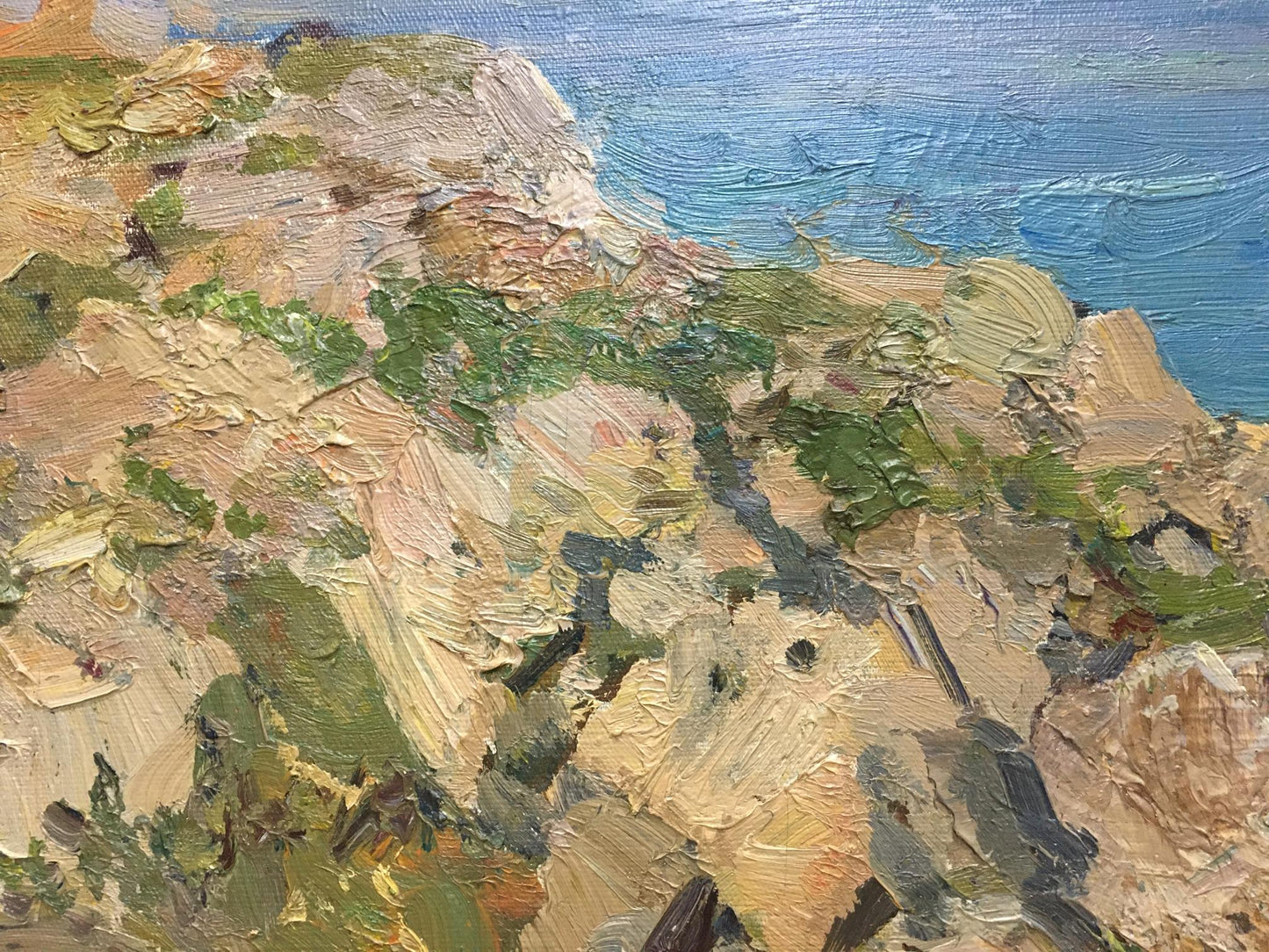 Oil painting Stone coast Khodchenko Lev Pavlovich