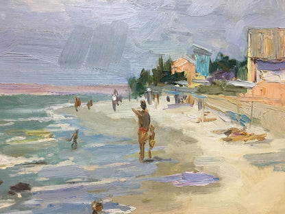 Oil painting Sea shore Dmitriev Alexander Vladimirovich
