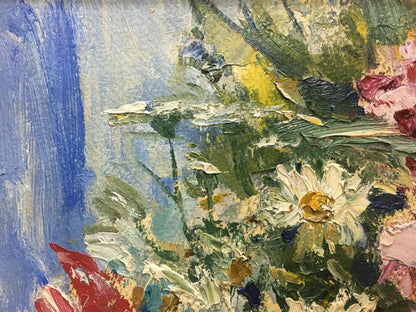 Oil painting Flowers Volsky Petr Dmitrievich