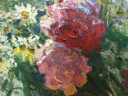 Oil painting Flowers Volsky Petr Dmitrievich