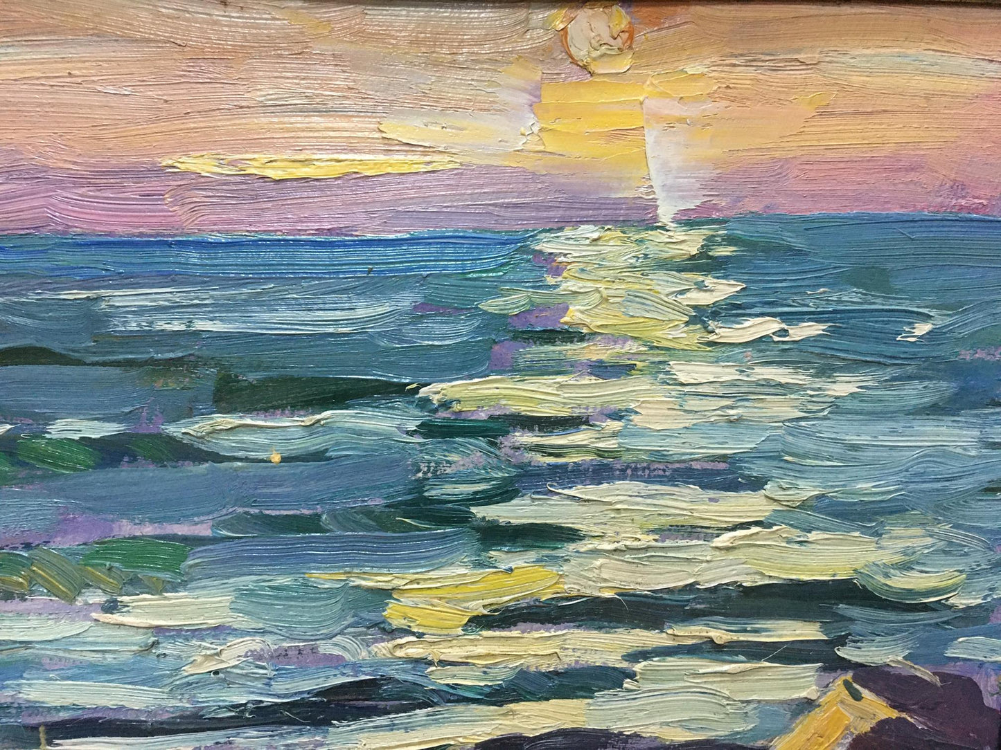 Oil painting Off the coast Shadrin S.