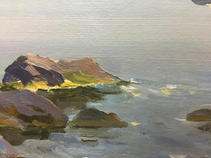 Oil painting Shore landscape Stepan Kalinovich Yarovoy