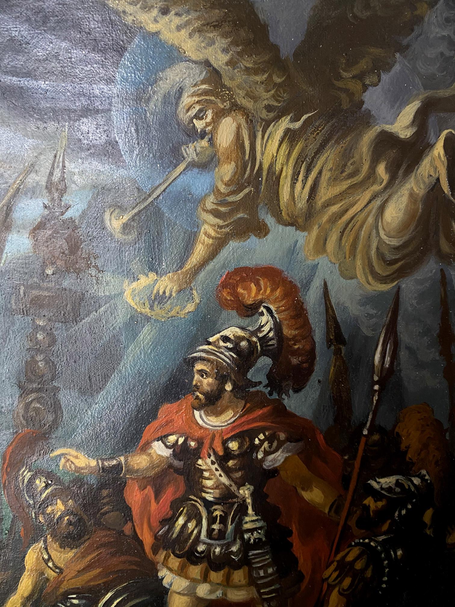 oil painting mythology Aeneas