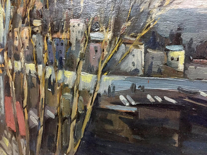 Oil painting City Karelin Vyacheslav Dmitrievich