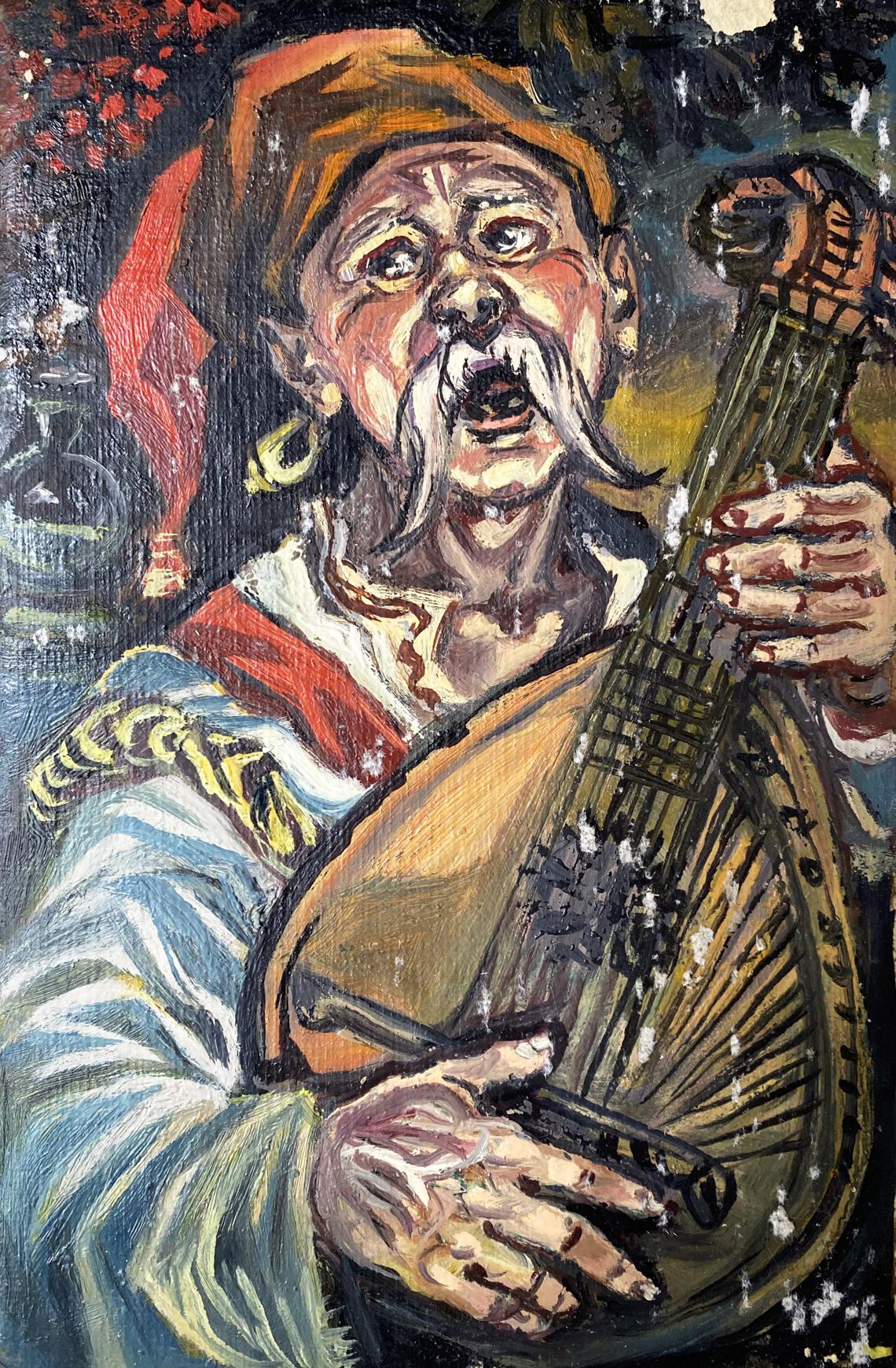 Oil painting Cossack portrait buy