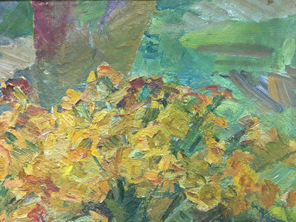 Oil painting Flowers in a vase Naumova Tamara Sergeevna