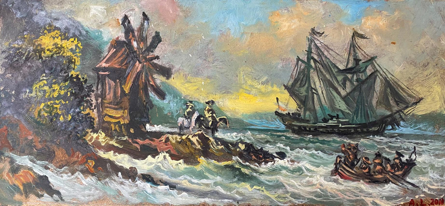 oil paining seascape buy