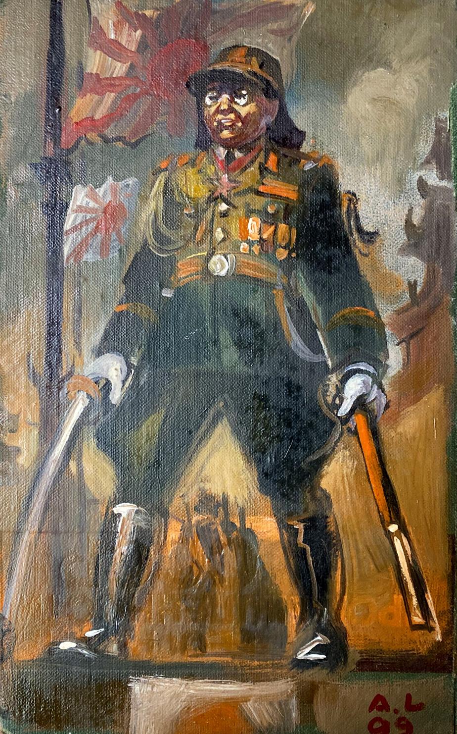 Oil painting Emperor's soldier buy
