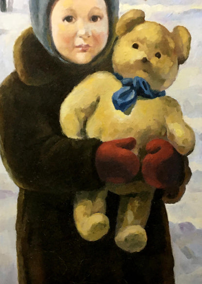 Oil painting Portrait of a girl Golovina R.