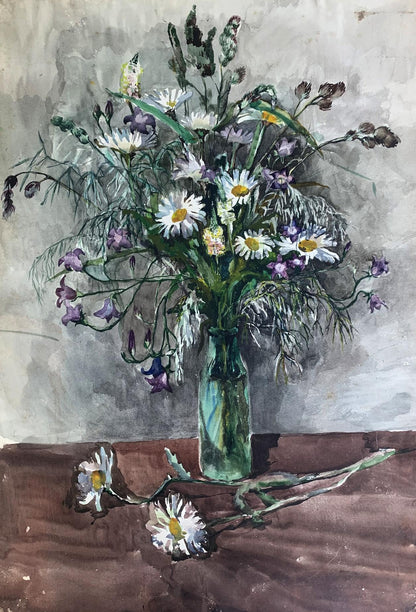 Watercolor painting Bouquet of flowers Palazhchenko Irina