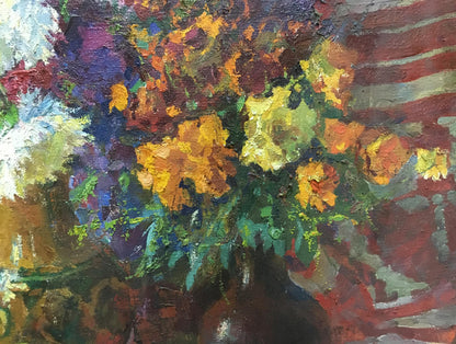 Oil painting Flowers Leonid Zhabinsky