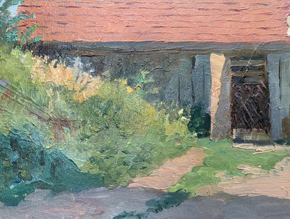 Oil painting Native home A. G. Cherkas
