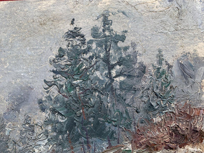 Oil painting Dense forest Igor Zlotnikov