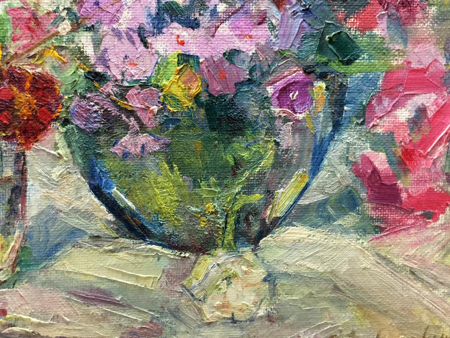 Oil painting Lilac Vera Dovgalevskaya