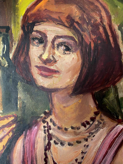 oil portrait girl buy