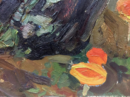 Oil painting Mushroom glade Moses Faybovich Gantman