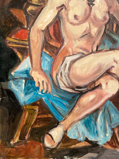 oil portrait nude