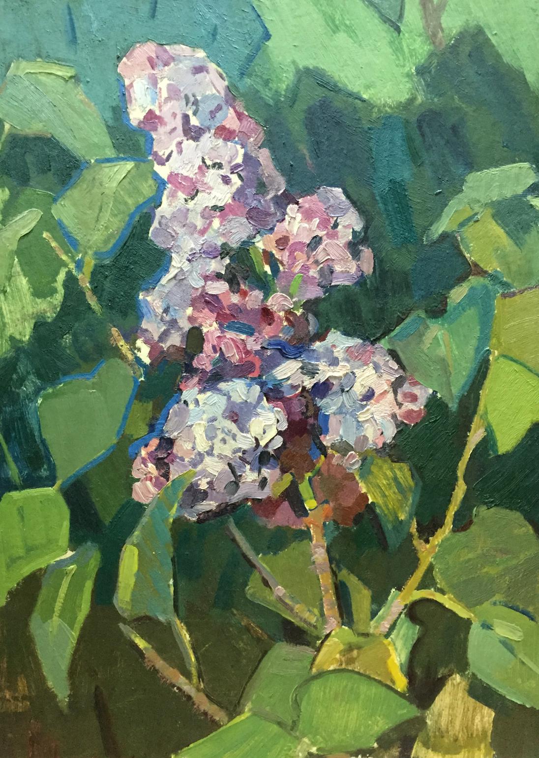 Oil painting Lilac Gorinov Spartak Petrovich