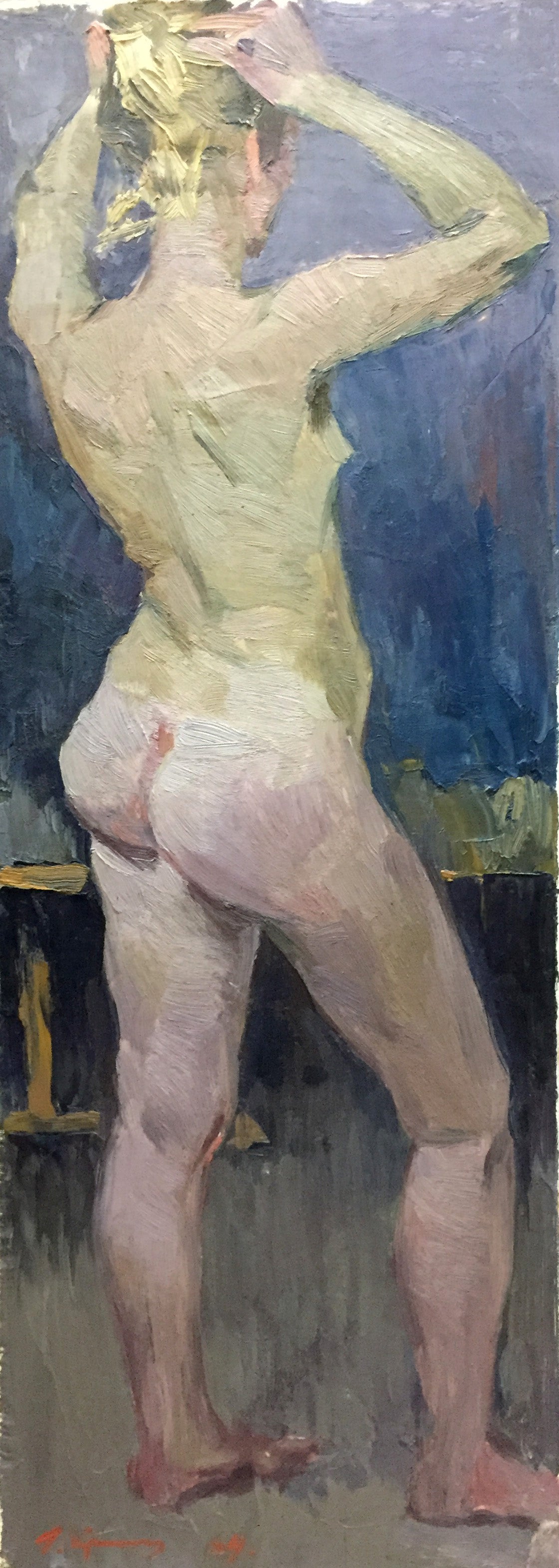 Oil painting Nude Krichevsky Gregory