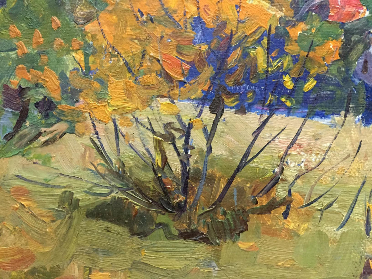 Oil painting Autumn Gantman Moses Faybovich