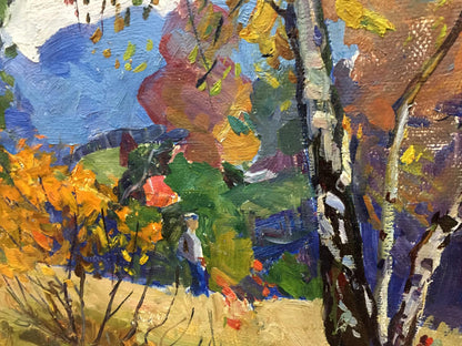 Oil painting Autumn Gantman Moses Faybovich