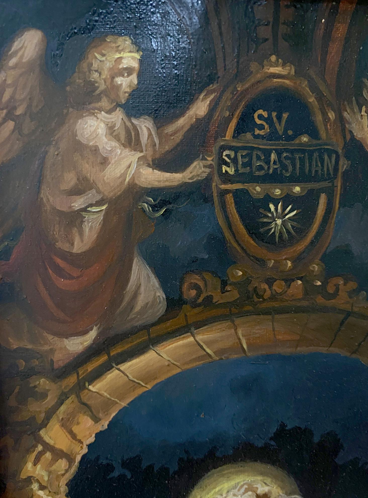 Oil Saint Sebastian