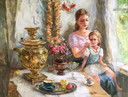 Oil painting Idylls Mikhaylichenko Sergey