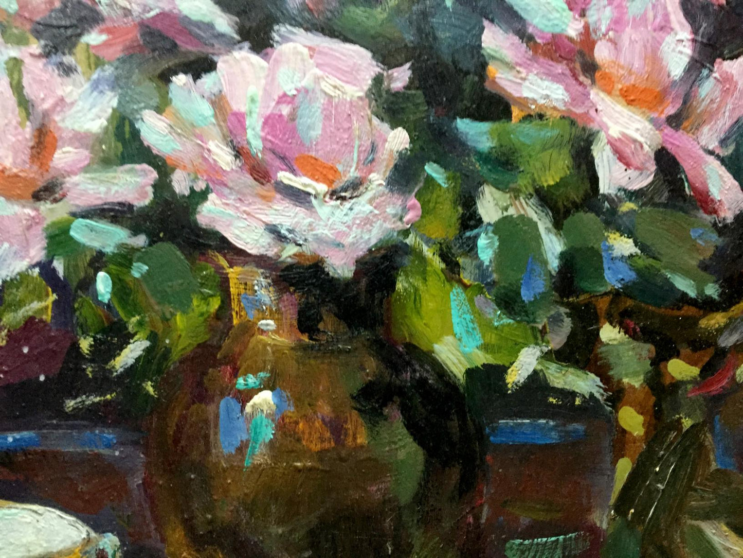 Oil painting Roses Bakaev Sergey Ivanovich