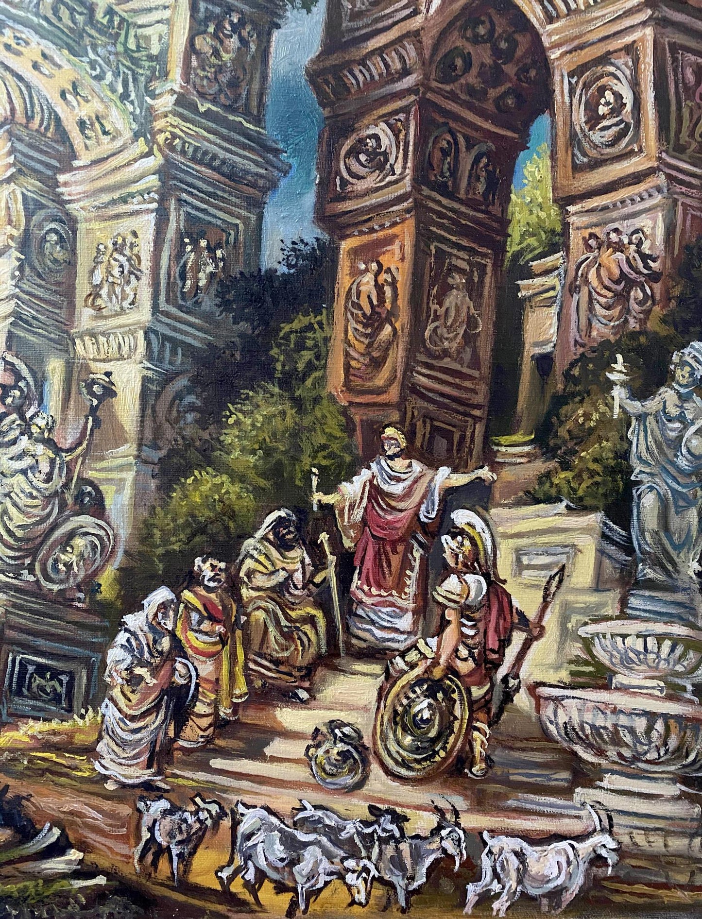 oil In Rome painting
