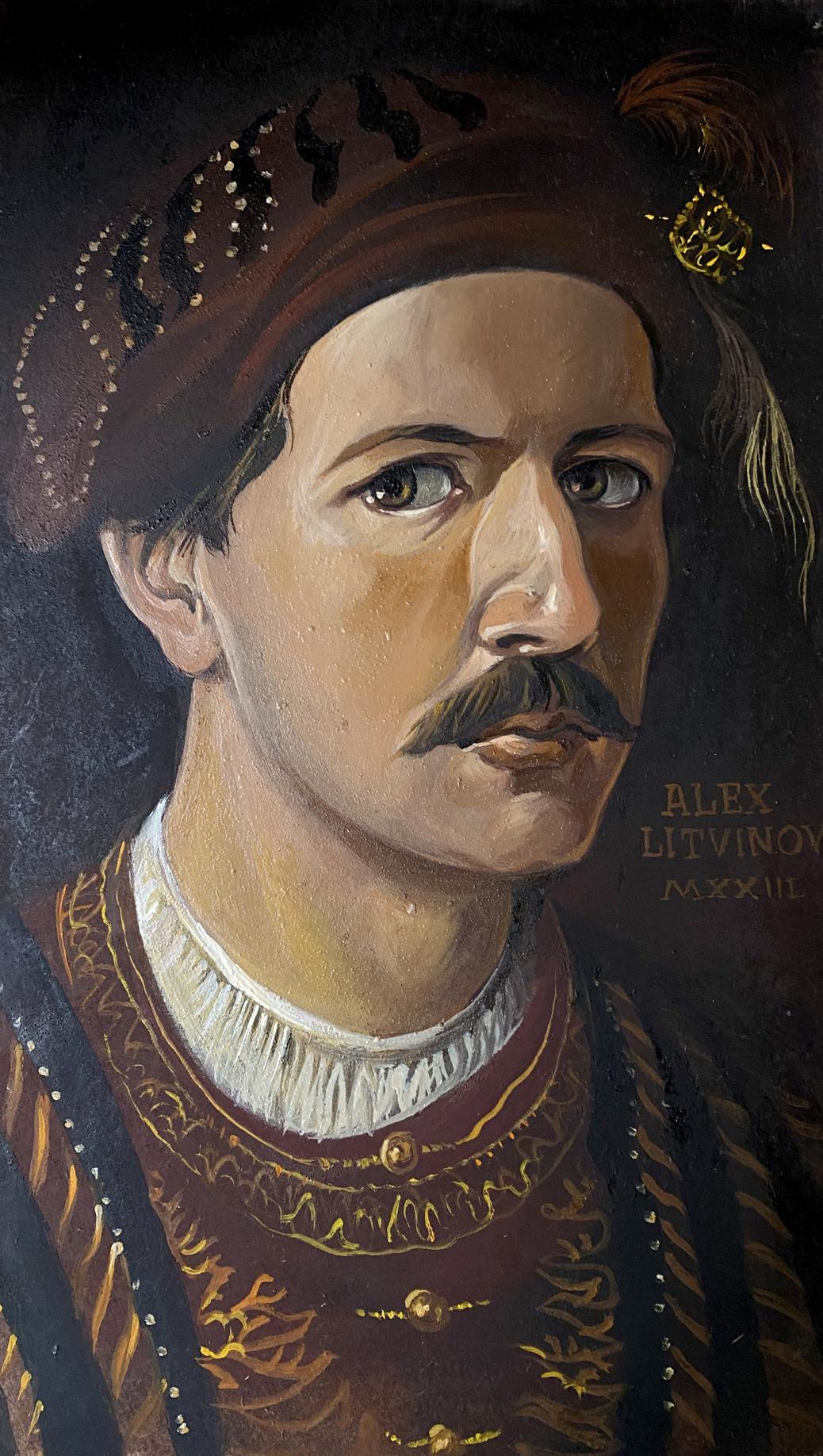 Oil painting Portrait of a man