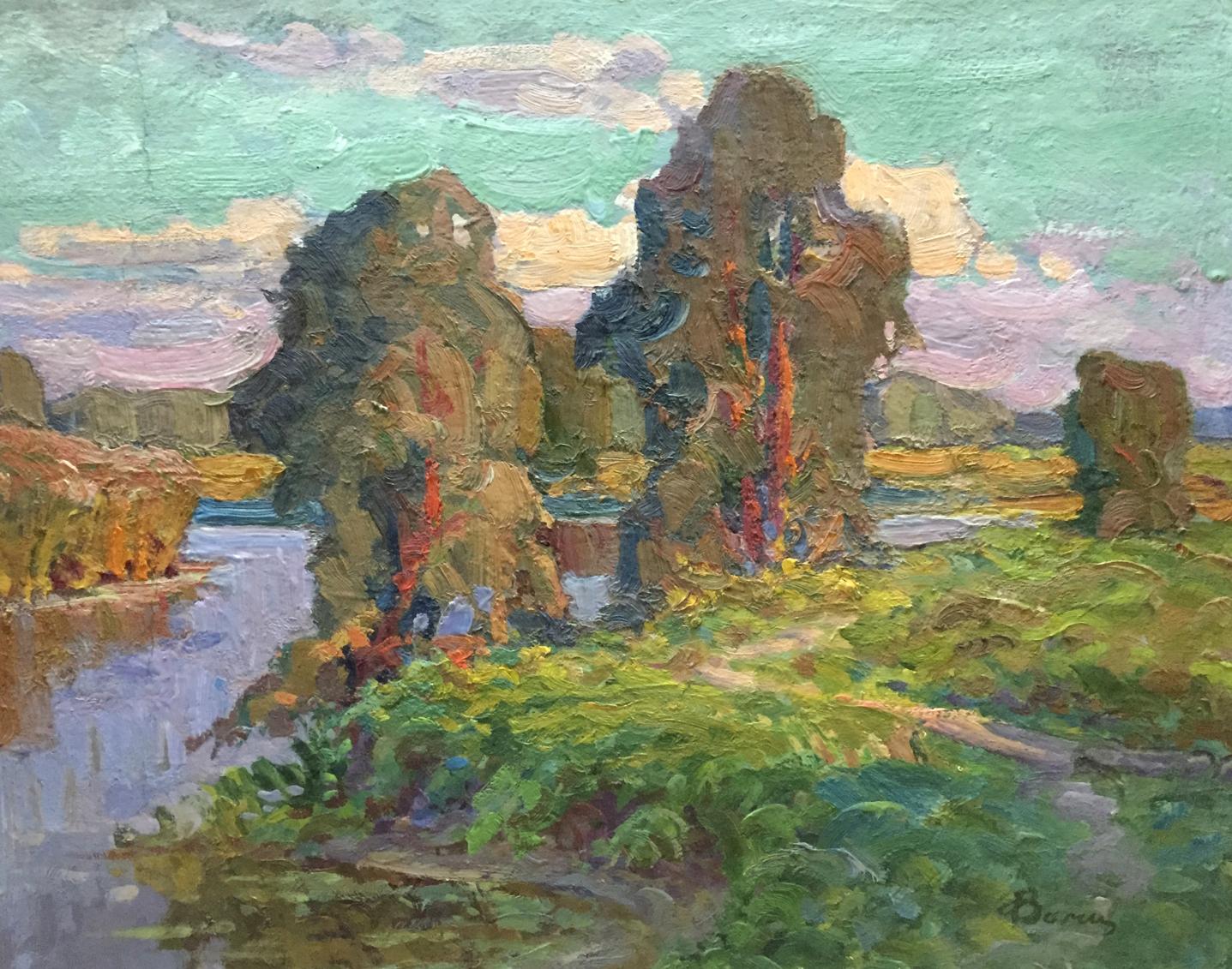 Oil painting Early morning Fomin Anatoly Nikiforovich