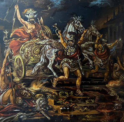 Oil painting The death of Troy buy