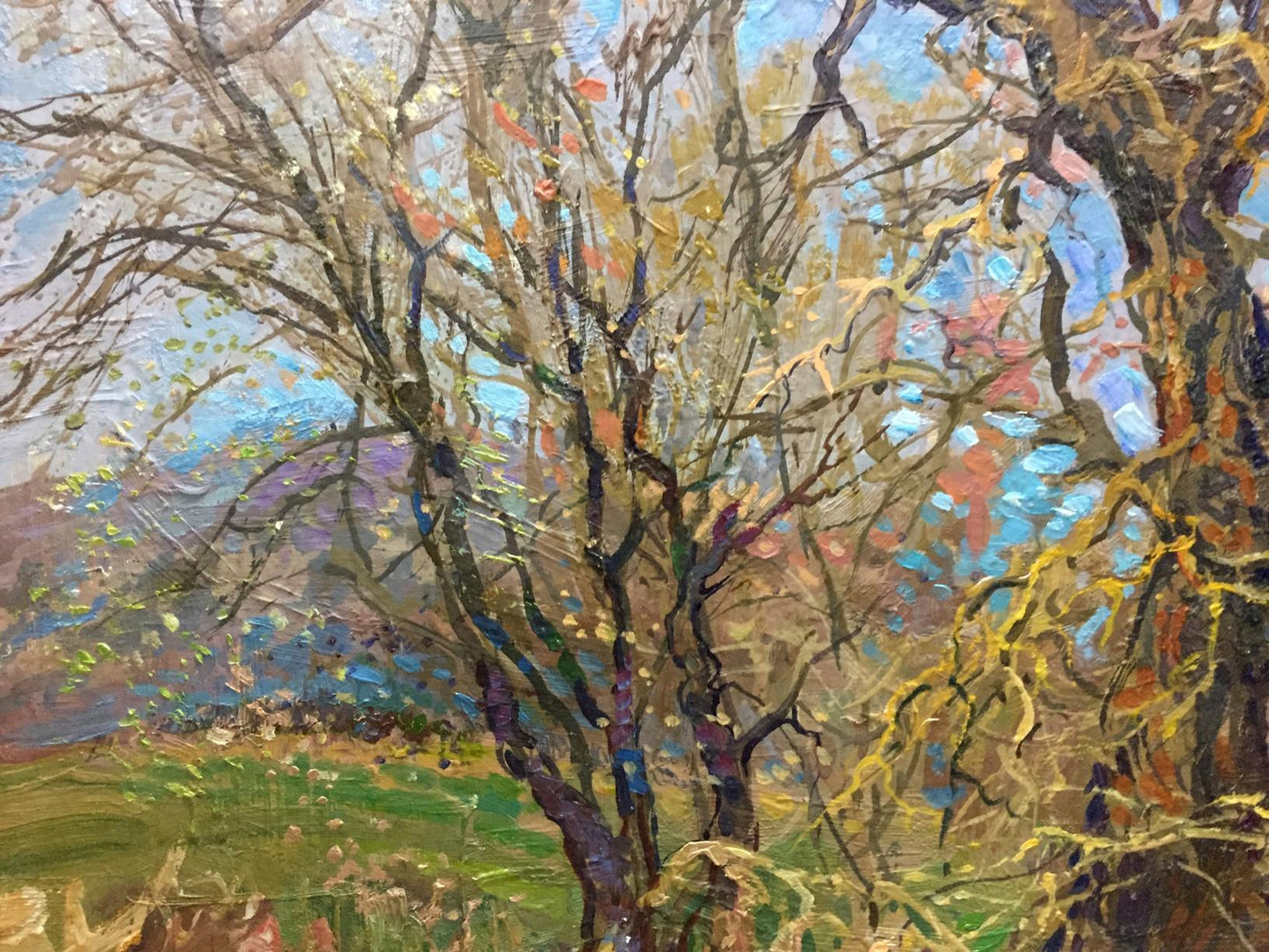 Oil painting Golden autumn Ol'khov Vladimir