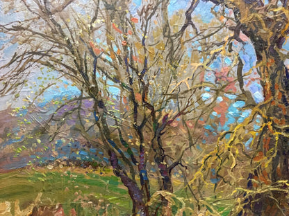 Oil painting Golden autumn Ol'khov Vladimir