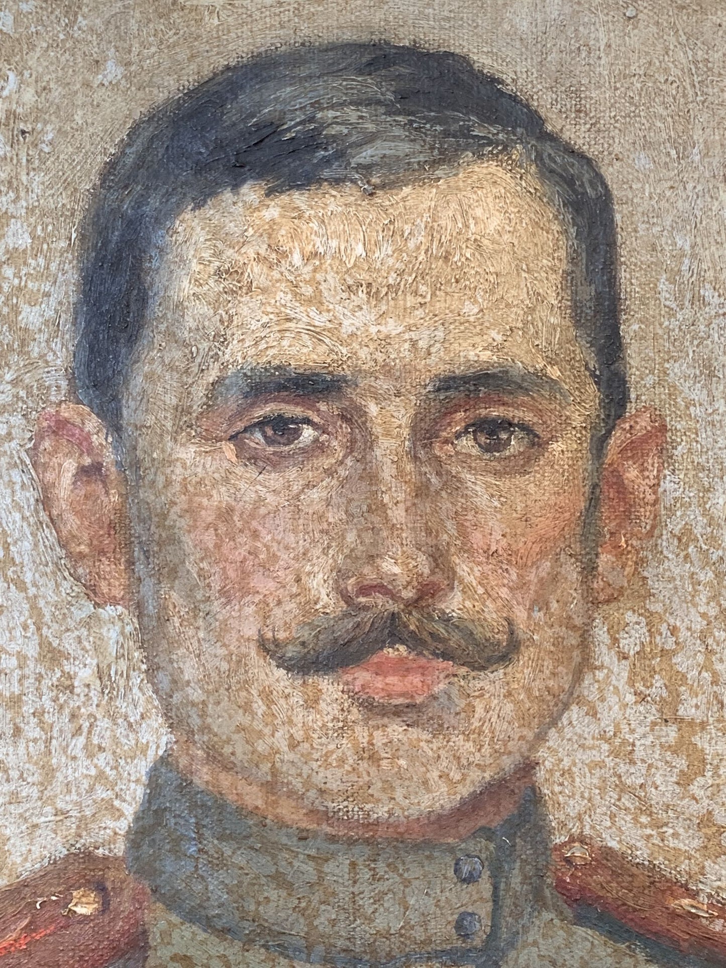 Oil painting Military portrait