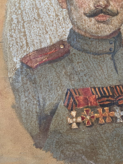 Oil painting Military portrait