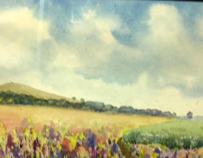 Watercolor painting Fields Tsyupka Ivan Kirillovich