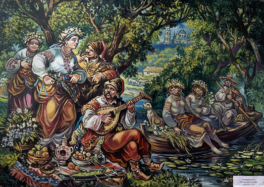 Oil painting Song in the village of Sula buy