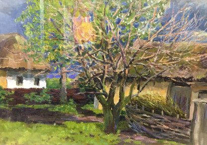 Oil painting After the rain Tsyupka Ivan Kirillovich